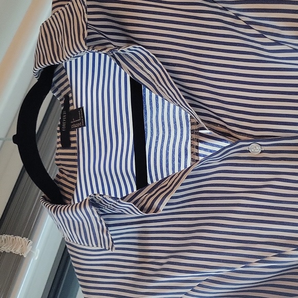 Blue and white striped dress - Picture 2 of 3